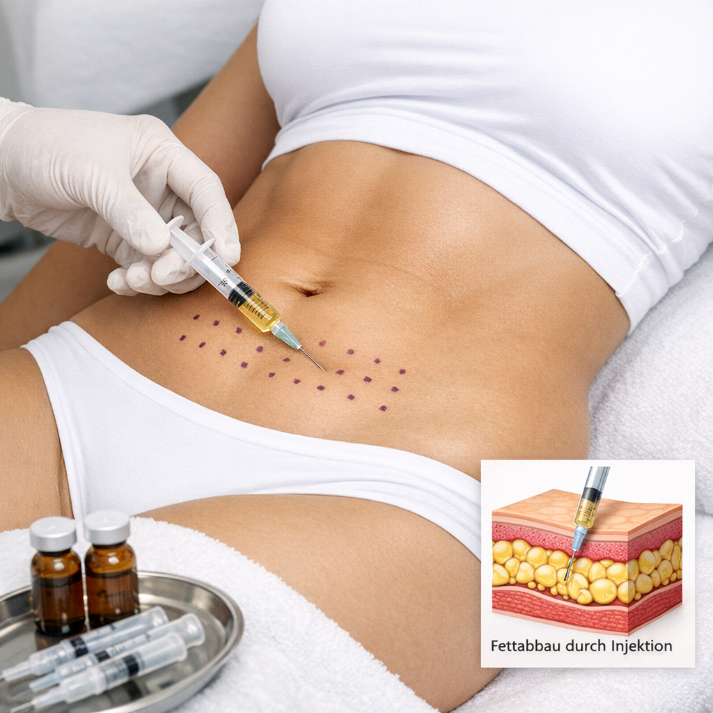 Injektionslipolyse Körperbehandlung